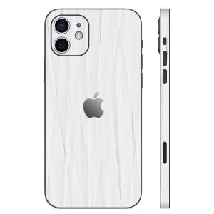 iPhone12 / 12 Pro / 12 mini / 12 Pro Max スキンシール 背面 側面 カバー ケース wraplus ホワイトアブストラクト｜wraplus online store