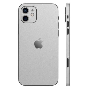 iPhone12 / 12 Pro / 12 mini / 12 Pro Max スキンシール 背面 側面 カバー ケース wraplus シルバー