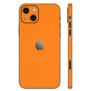 iPhone13 / 13 Pro / 13 mini / 13 Pro Max スキンシール 背面 側面 カバー ケース wraplus オレンジ｜wraplus