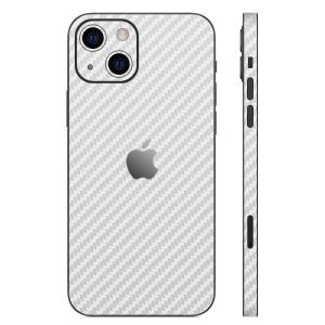 iPhone13 / 13 Pro / 13 mini / 13 Pro Max スキンシール 背面 側面 カバー ケース wraplus シルバーカーボン