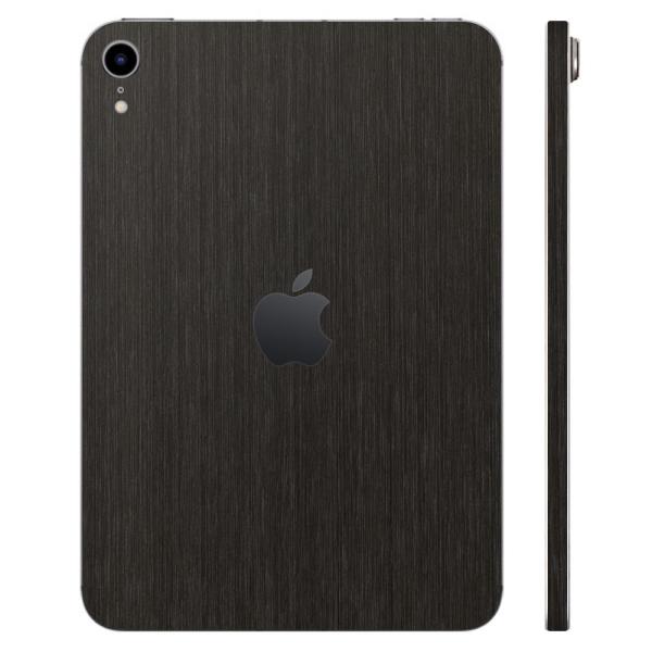 iPad mini6 スキンシール ケース カバー フィルム 背面 wraplus ブラックブラッシ...