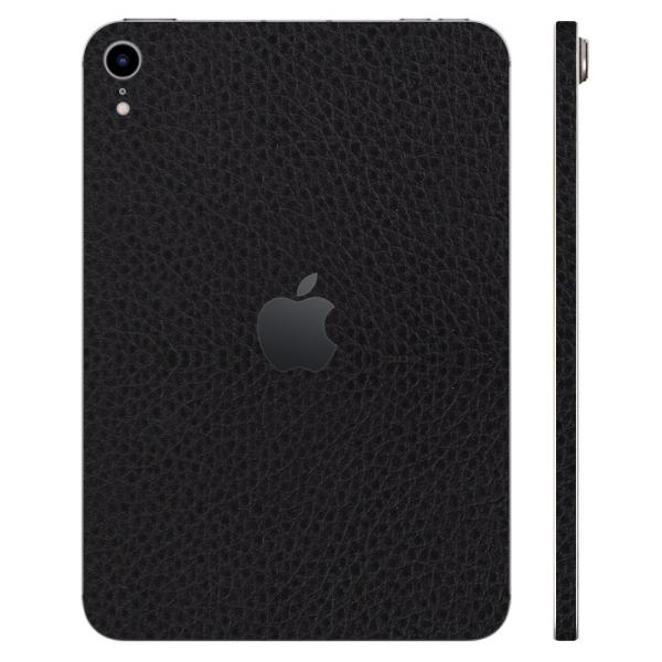 iPad mini6 スキンシール ケース カバー フィルム 背面 wraplus ブラックレザー ...