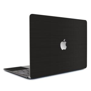 MacBook Pro 14インチ スキンシール ケース カバー フィルム M3 M2 M1 2023 2021 対応 wraplus ブラックブラッシュメタル｜wraplus