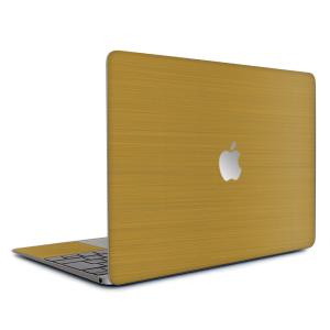 MacBook Pro 14インチ スキンシール ケース カバー フィルム M3 M2 M1 2023 2021 対応 wraplus ゴールドブラッシュメタル｜wraplus