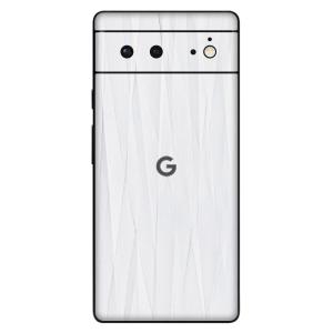 Pixel7a Pixel7 Pro ピクセル7 プロ スキンシール 背面 カバー フィルム ケース wraplus 選べる34色 ホワイトアブストラクト｜wraplus