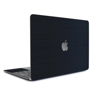 MacBook Air 15インチ スキンシール ケース カバー フィルム 新型 2024 2023 対応 wraplus ネイビーブラッシュメタル｜wraplus