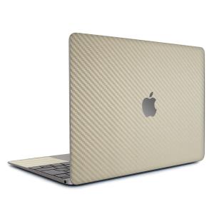 MacBook Air 15インチ スキンシール ケース カバー フィルム 新型 2024 2023 対応 wraplus ゴールドカーボン｜wraplus