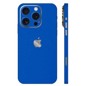 iPhone15 / 15 Pro / 15 Plus / 15 Pro Max スキンシール 背面 側面 カバー ケース wraplus ブルー 青｜wraplus