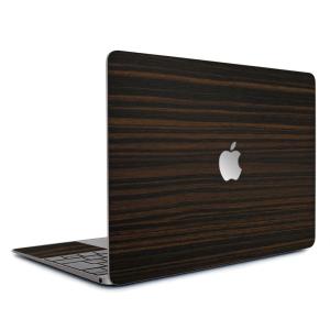 MacBook Air 13インチ スキンシール ケース 新型 M3 M2 M1 2024 2022 2021 フィルム wraplus エボニー｜wraplus