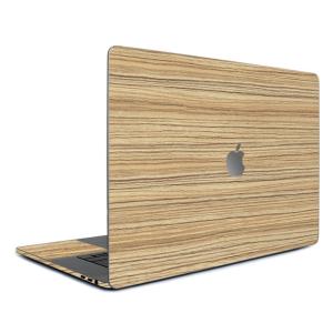 MacBook Pro 13インチ スキンシール ケース カバー フィルム 新型 M1 2022 2020 2019 2018 対応 wraplus ゼブラウッド1｜wraplus