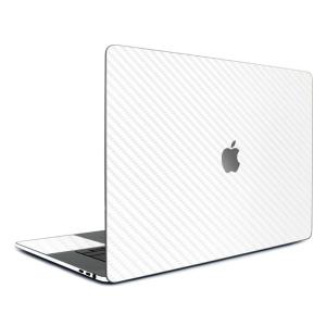 MacBook Pro 13インチ スキンシール ケース カバー フィルム 新型 M1 2022 2020 2019 2018 対応 wraplus ホワイトカーボン｜wraplus