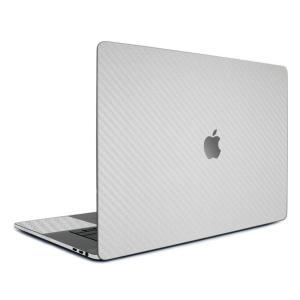 MacBook Pro 13インチ スキンシール ケース カバー フィルム 新型 M1 2022 2020 2019 2018 対応 wraplus シルバーカーボン｜wraplus