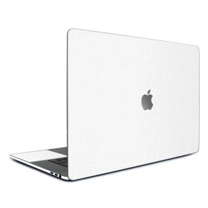 MacBook Pro 13インチ スキンシール ケース カバー フィルム 新型 M1 2022 2020 2019 2018 対応 wraplus ホワイトレザー｜wraplus