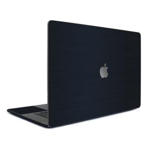 MacBook Pro 15インチ スキンシール ケース カバー フィルム 2019 2018 2017 2016 2015 wraplus ネイビーブラッシュメタル｜wraplus