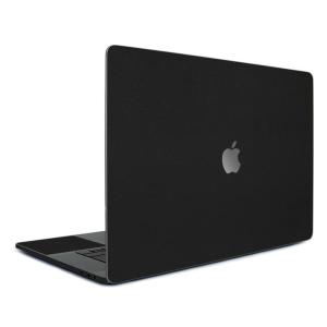 MacBook Pro 15インチ スキンシール ケース カバー フィルム 2019 2018 2017 2016 2015 wraplus ブラックレザー｜wraplus