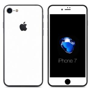 iPhone7 スキンシール 前面 背面 シール ケース カバー 保護 フィルム wraplus 選べる31色 ホワイト 白