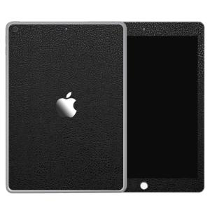 iPad Pro 10.5インチ スキンシール ケース カバー フィルム 背面 wraplus 選べる34色 ブラック光沢レザーの商品画像