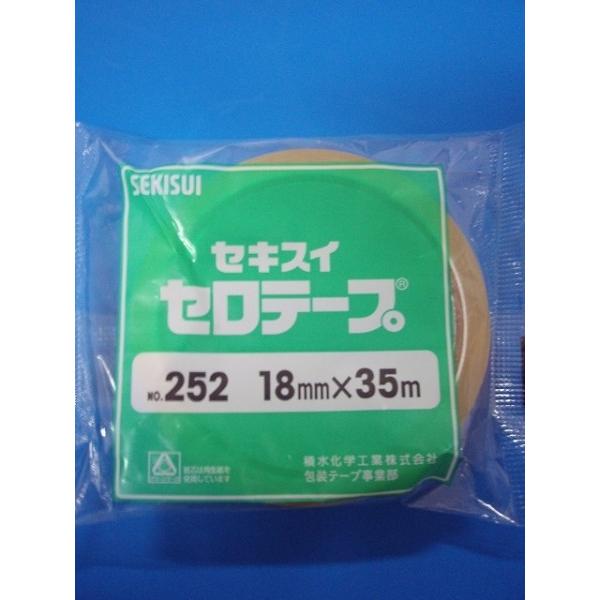 積水セロテープ18mm×35ｍ巻　1巻ポリパック入り