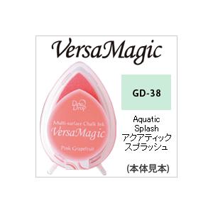 ツキネコ スタンプパッド バーサマジック デュードロップ GD-38 アクアティックスプラッシュ