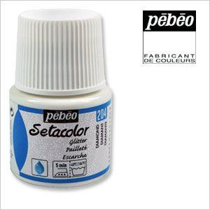 Pebeo ペベオ セタカラー(布用絵具) グリッター（ラメ入り透明色） 201