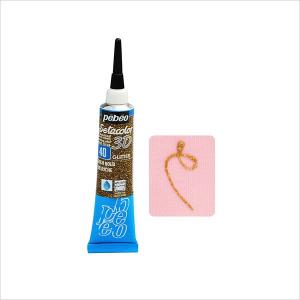 ☆爆買☆絵の具 布用 ペベオ pebeo セタカラー 3D メタル シルバー