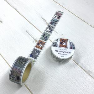 マスキングテープ PAPIER PLATZ パピアプラッツ クレス eric Masking tapes Stamp 20mm×7m 37-678｜シモジマラッピング倶楽部 Yahoo!店