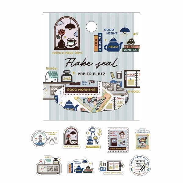 フレークシール PAPIER PLATZ パピアプラッツ クレス eric エリック 金箔入りフレー...