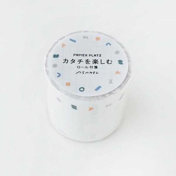 付箋 PAPIER PLATZ パピアプラッツ クレス ASANEL ロール付箋 カタチを楽しむロー...