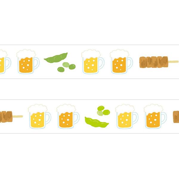 マスキングテープ PAPIER PLATZ パピアプラッツ  15mm×10m おかわりますて ビー...