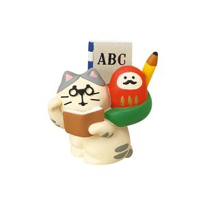 ディスプレイ デコレ DECOLE コンコンブル concombre FUKU福MONO 縁起かつぎ招き猫 学業成就 ZCB-28948