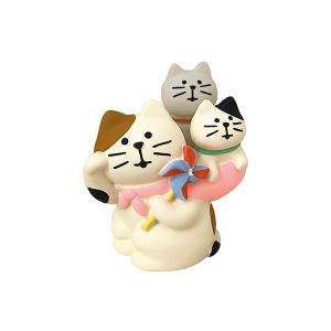 ディスプレイ デコレ DECOLE コンコンブル concombre FUKU福MONO 縁起かつぎ招き猫 家庭円満 ZCB-28949