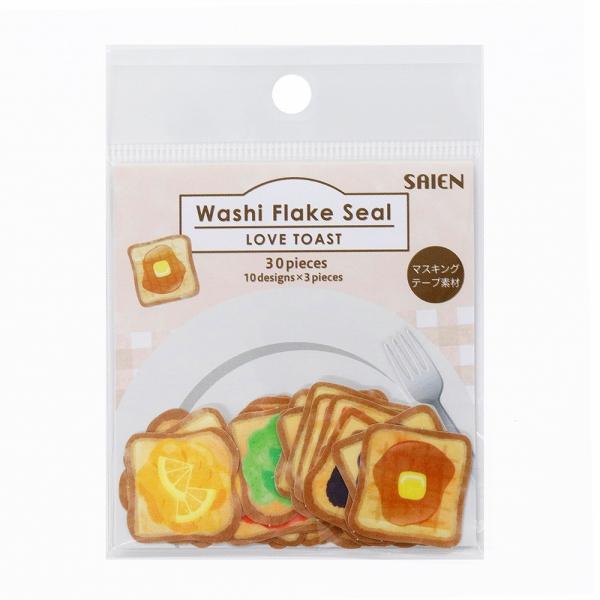 フレークシール SAIEN 彩宴 カミイソ産商 和紙フレークシール LOVE TOAST Jam&amp;B...