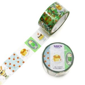 クリアテープ 透明テープ SAIEN 彩宴 カミイソ産商 トゥインクル おかしな時間 喫茶Cherry チェリー HR-1027 20mm×3m