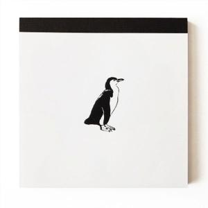 メモパッド・スクエア グリーンフラッシュ／GreenFlash Animal Series ペンギン GF-004