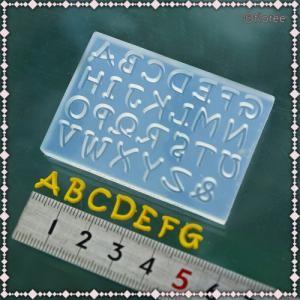 亀島商店 ソフトモールド T-736 アルファべット 大文字 Mサイズ レジン