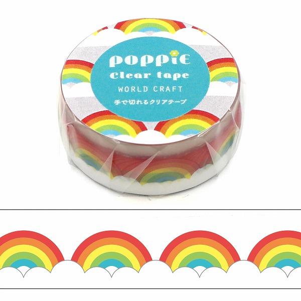 クリアテープ ワールドクラフト WORLD CRAFT POPPiE Rainbow POP-CT1...