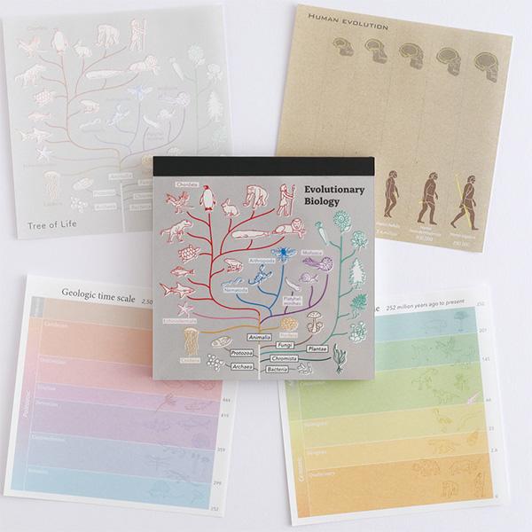 メモパッド・スクエア グリーンフラッシュ GreenFlash STUDY HOLIC 進化生物学 ...