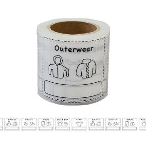 デザイン養生テープ YOJO TAPE 小屋女子DIYカフェ YOJOテープ 弱粘着 衣装ラベルモノクロ YJS-25 幅45mm×5m