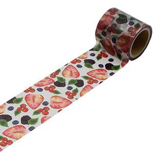 デザイン養生テープ YOJO TAPE 小屋女子DIYカフェ YOJOテープ 弱粘着 ベリー YJ3-03 幅45mm×3m