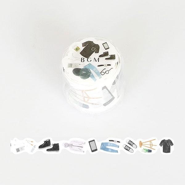 マスキングテープ  BGM ビージーエム Die-cut 型抜き 生活の事 ボーイズライフ BM-D...