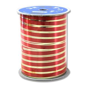 ラッピングリボン  HEIKO シモジマ  コルラメテープ 9.5X100 レッド