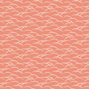 包装紙 HEIKO シモジマ ラッピングペーパー つゆくさ 茜 半才 50枚入り