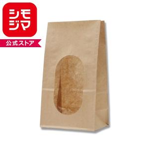 HEIKO チャック付スタンド袋 BP12-20 クラフト 窓付き 25枚 : シモジマ