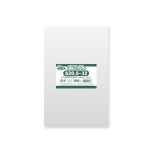 ビッグボーナスセール10%OFF OPP袋 クリスタルパック HEIKO シモジマ S20.5-32 (テープなし) 100枚 透明袋 梱包袋 ラッピング ハンドメイド｜wrappingclub1