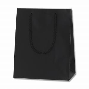 HEIKO 紙袋 ブライトバッグ 22-12 黒(MT) 10枚｜wrappingclub1