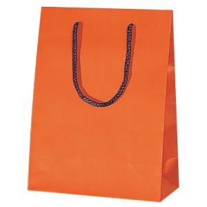 紙袋 プレゼント用 光沢  手提げ HEIKO シモジマブライトバッグ T-3Dオレンジ(10枚入)｜wrappingclub1