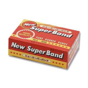 輪ゴム　ニュースーパーバンド　箱　No.16（折径60mm）　100g