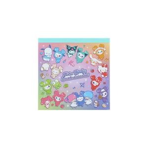 ★爆買★メモパッド メモ帳 サンスター文具 TWICE×SANRIO スクエアメモ グラデーション S2851890 サンリオ キティ マイメロ キキララ