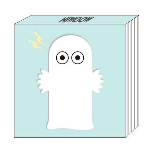 メモパッド メモ帳 サンスター文具 ムーミン ニョロニョロ 窓付スクエアメモ 1匹 S284839 ...