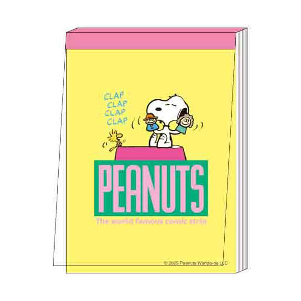 メモパッド メモ帳 サンスター文具 ピーナッツ コミカルシーンズ 2 メモミニ イエロー S2848...